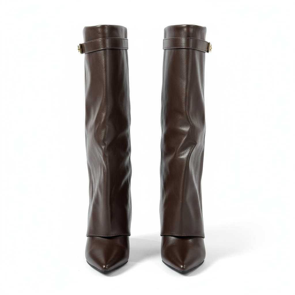 Gijón™ botas de cuero marrones