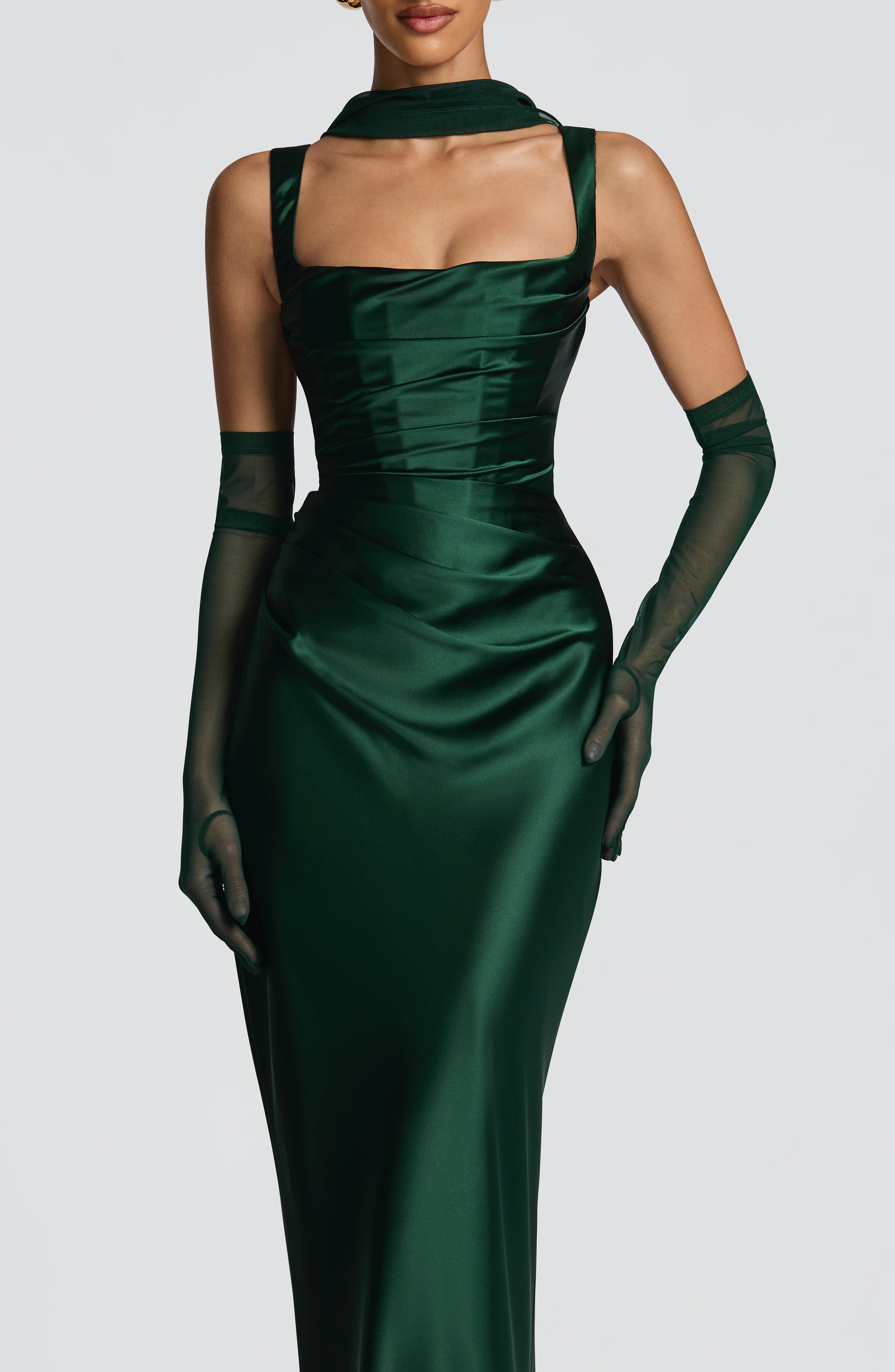 Calanthe Maxi Dress - Emerald Dress Babyboo Fashion Premium Exclusive Design