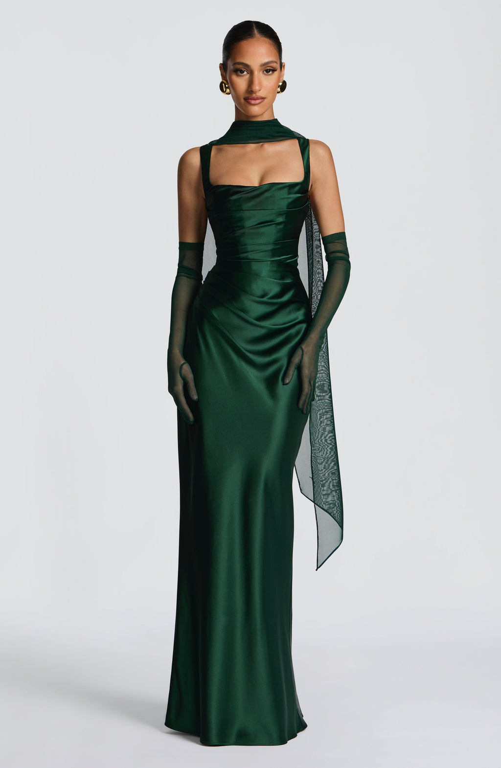 Calanthe Maxi Dress - Emerald Dress Babyboo Fashion Premium Exclusive Design